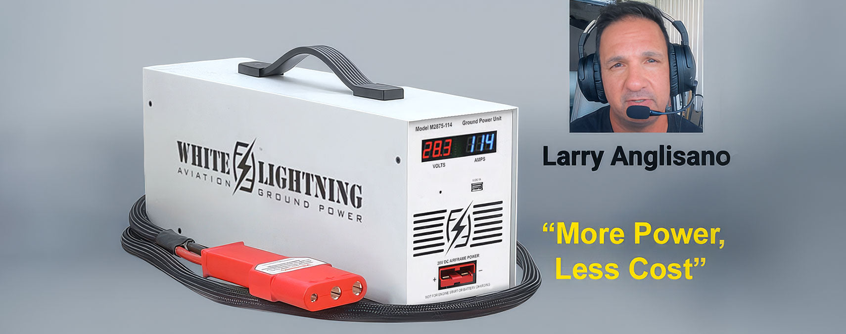 AVBrief.com Reviews the White Lightning M2875-114 Ground Power Unit