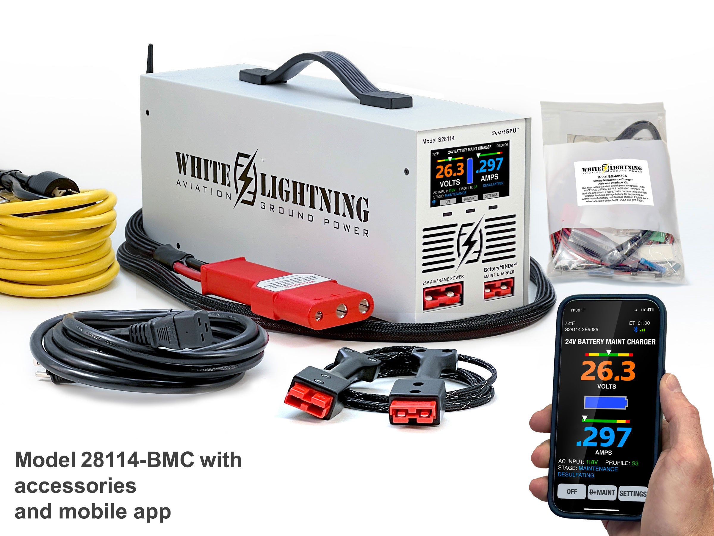 114-Amp & 54-Amp White Lightning SmartGPU