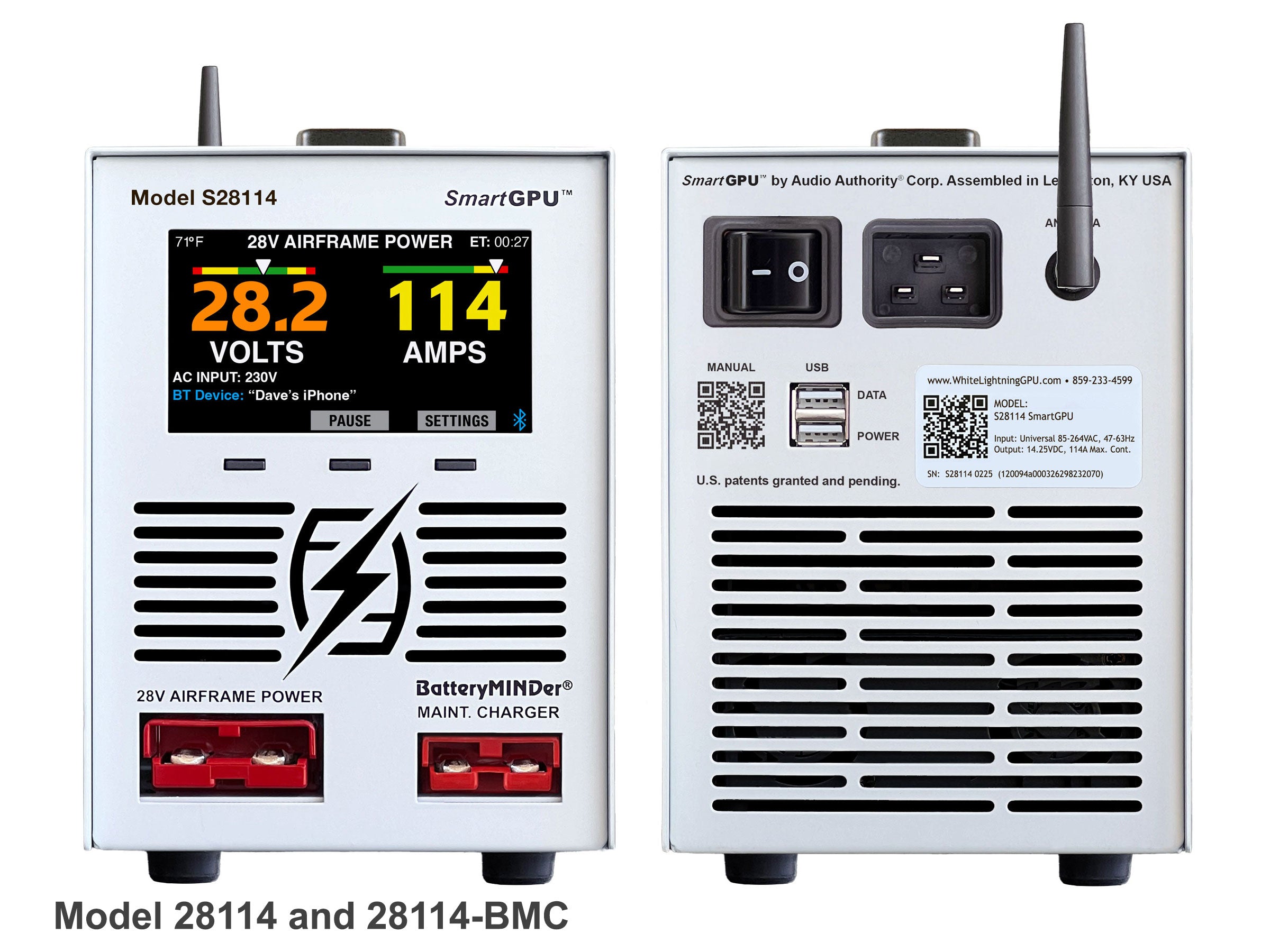 114-Amp & 54-Amp White Lightning SmartGPU