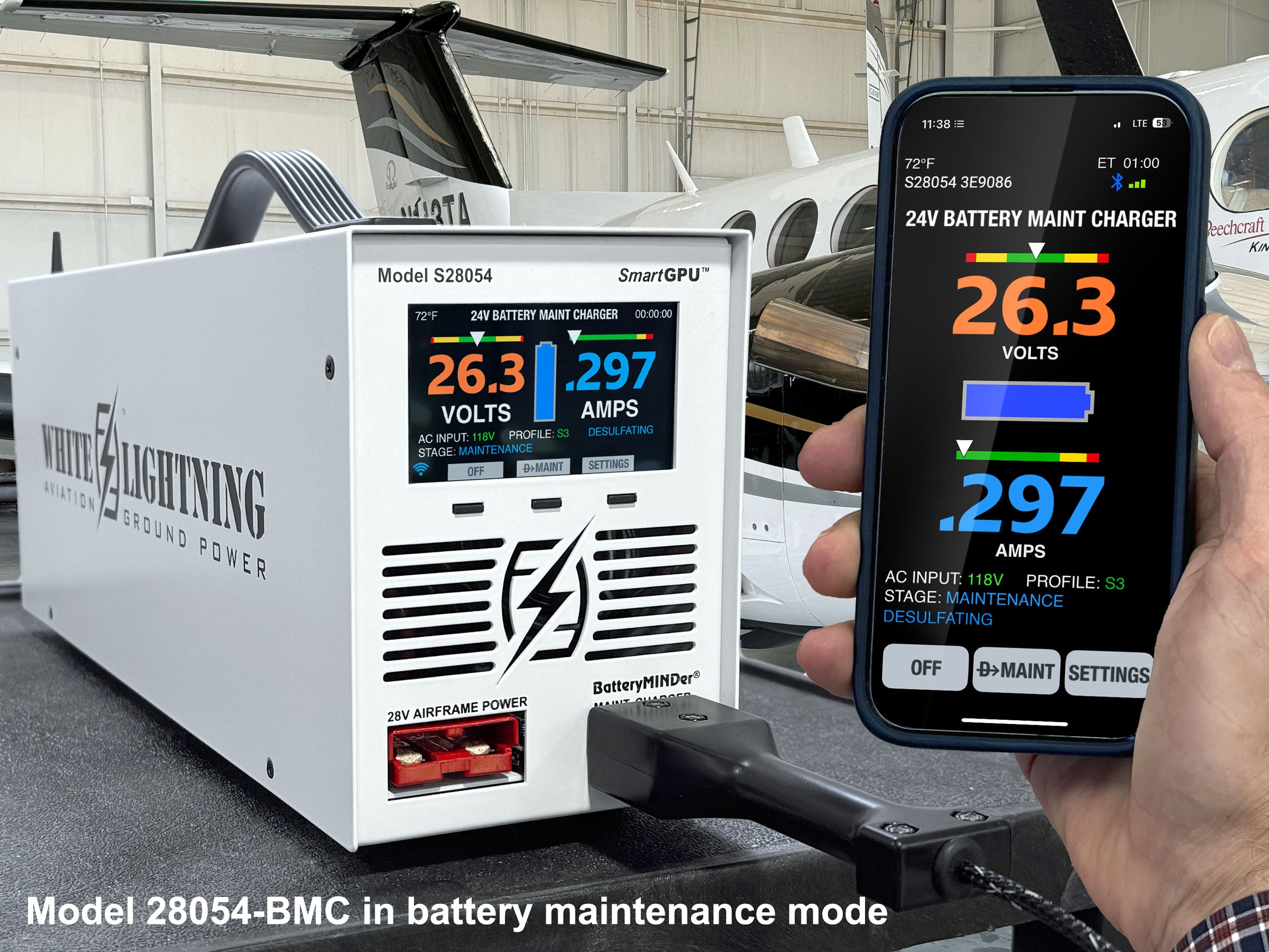 114-Amp & 54-Amp White Lightning SmartGPU