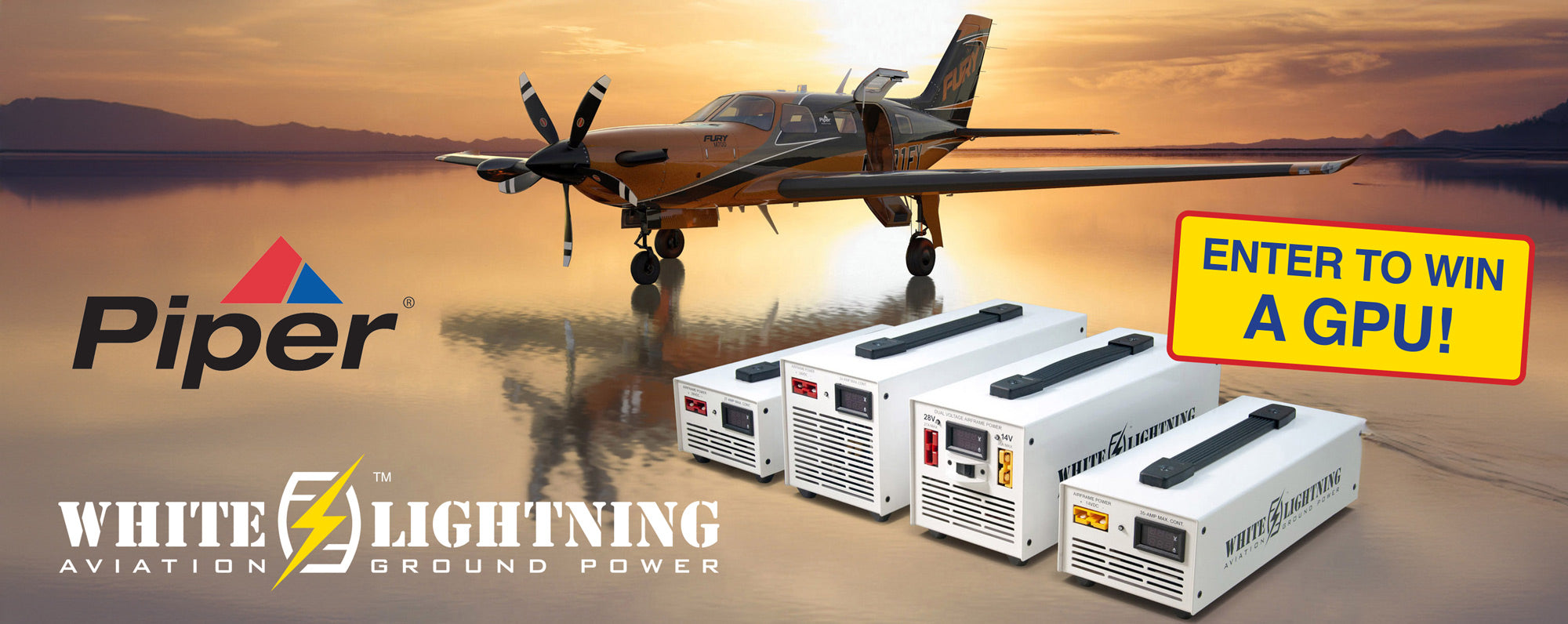 Piper Aircraft selects White Lightning to power the M700 Fury at Oshkosh!