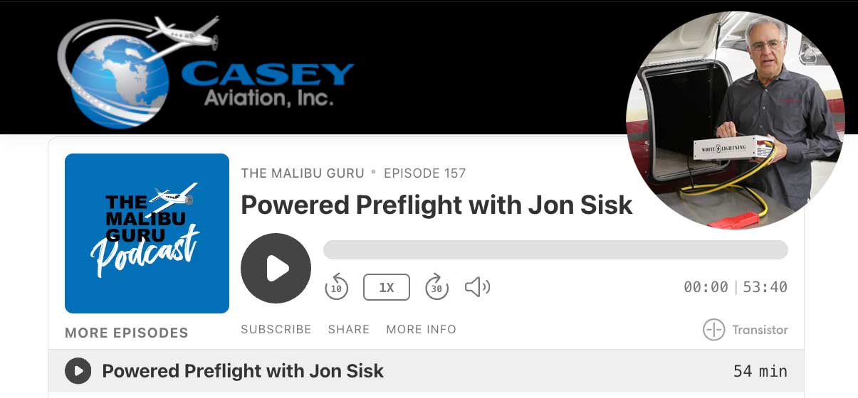 Powered Preflight with Jon Sisk The Malibu Guru, Episode 157