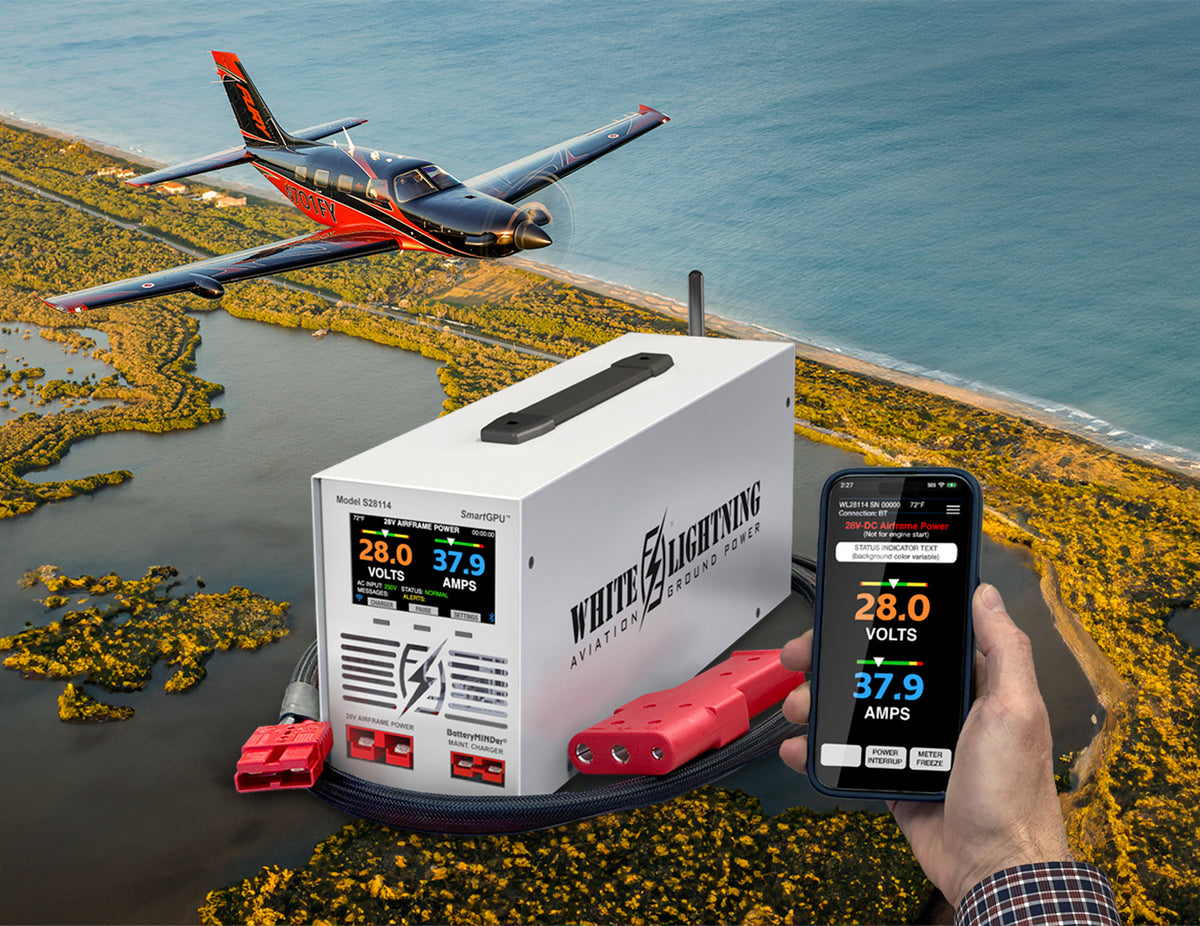28v Gpu WHITE LIGHTNING - AVIATION GROUND POWER